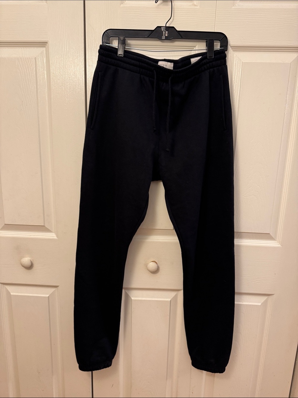 PacSun Men's Black Joggers with Drawstring Waist
